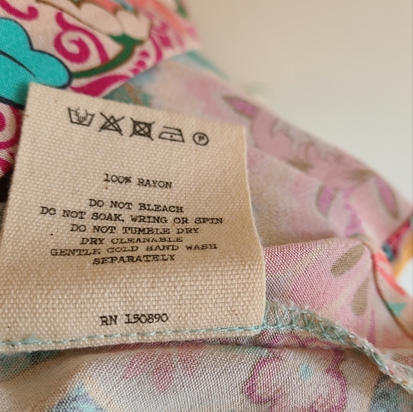 NWOT Lotus Kimono Top in Peacock - Picture 11 of 11